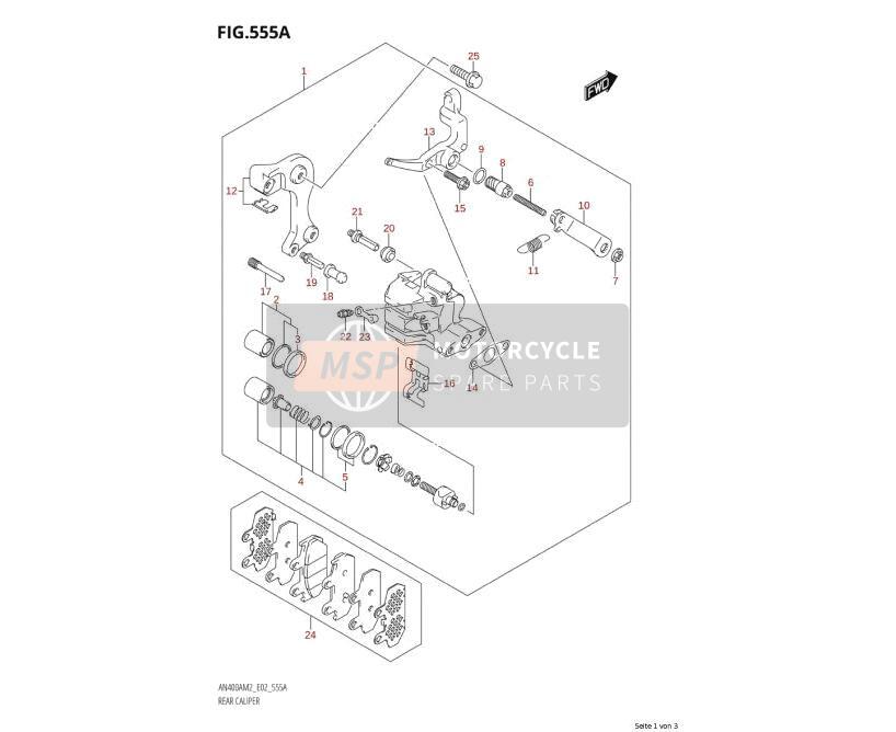 5934513E00, .Pin, Hanger, Suzuki, 2